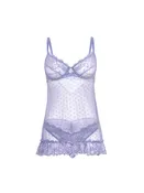 Amira Sheer Babydoll Set