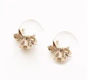 Botanical Small Hoop Earrings | A.B.Ellie — Strike Bridal Bar