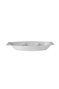 Accessories 11 inch x 4.5 inch 3-Section Tray, 6/Case