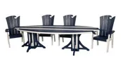 10' Surfboard Regular Height Table- White & Patriot Blue