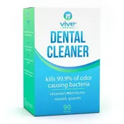 Vive Health Denture Cleaning Tablets - Kills 99.9% of All Bacteria - 3 Month Supply