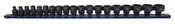 Astro Pneumatic 19pc 3/8" Drive Low Profile Nano Impact Socket 6-24mm - No Skips 78319
