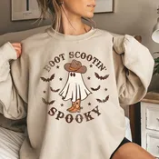 Boot Scooting Spooky Halloween Sweatshirt — Forma Bella Boutique