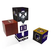 Baltimore Ravens Magnetic Qubees Fidget Building Cubes Away Jersey