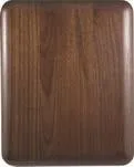 10 1/2″ x 13″ Genuine Walnut Eliptical Edge Round Corner Plaque