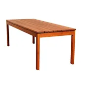Atalaia 100% Solid Hardwood Rectangular Dining Table