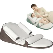 Baby Pillow for Reflux – Memory Foam Support, Waterproof Cover 90x45 cm for Infants