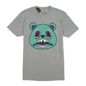 BAWS BEAR T-SHIRTS - AQUA BAWS - GREY