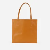 Brooklyn Full-Grain Leather Flat Tote