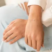 B. Bezel Petite Bracelet — Santisi & Bove