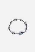 8 Stone Rock Candy Bangle 925 in Rock Crystal
