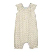 Angel-Sleeve Romper - Juniper