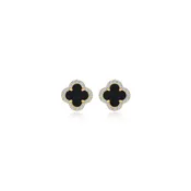 0.4 CTW Halo Stud Earrings