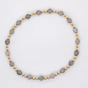 Labradorite Beaded Bracelet