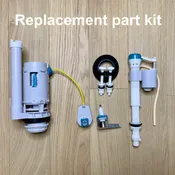 Parts: Dual flush new generation system with solid metal chrome lever handle