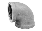 1 In. 90 Degree Malleable Black Iron Elbow Fitting
