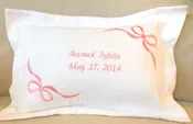 Personalized Girls Baby Pillow — MOSTLY MONOGRAMS