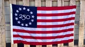America 250th Anniversary Flag | Official 2026 Semiquincentennial | Made in USA — Jon's Flags  & Poles