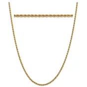 14k 2.5mm Regular Rope Chain 20″