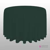 120" Round Table Cover, Hunter Green