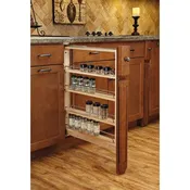 3'' Wide Base Filler Pullout Organizer with Ball Bearing Soft-Close