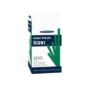 10.25″ WRAPPED STRAWS<br>GREEN – 300 CT.