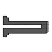 0.63mm  Blade Holder Clamp Style 1