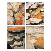Abstract Geology Notecards Box Set :: Set of 8