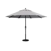 11' Black Frame Market Umbrella - Auto-Tilt
