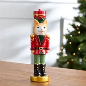 Ceramic Pet Nutcracker Figure Decor