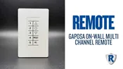 Gaposa On-Wall 5-Channel Remote