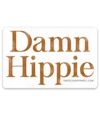 Damn Hippie Sticker