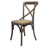 Brown Wood Farm Chair