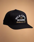 Wild Card Boxing Old School 1995 Logo Snapback Hat - Black