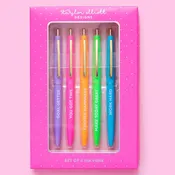 5 Piece Assorted Motivational Pen Set