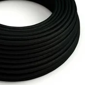 2 Core Black 18 AWG Fabric Covered Electrical Wire ~1029