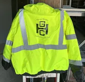 Class 3 Safety Bomber Jacket With Hood