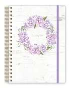 2025 Rustic Hydrangea Wreath Large Twin Wire Planner