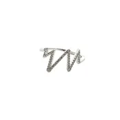 14K White Gold Diamond Heartbeat Ring