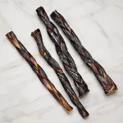4 Pack 12 Inch Braided Esophagus Sticks
