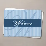 A Classic Welcome Card