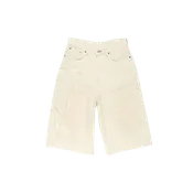 Acne Studios Distressed Denim Shorts White