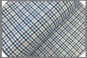 25% OFF | Blue Check Shirting Fabric