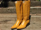 Calf Skin Tall Top Butter
