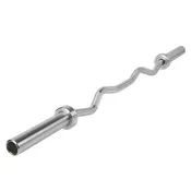 5' Hard Chrome EZ Curl Bar – Ergonomic Arm Training | Muscle D Fitness