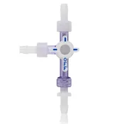 3-way Stopcock with Male and Female Luer Lock Fittings