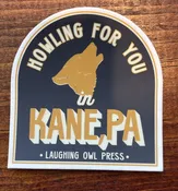 Kane Howling Wolf Sticker