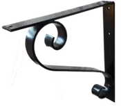 108 Iron Mailbox Bracket – Black
