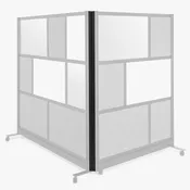 70'' Black Hinge for Modular Wall