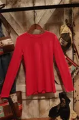 All Layered Up Hot Pink Long Sleeve Casual Tee